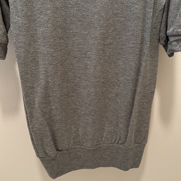 Vince small grey short sleeve banded short dress - Picture 11 of 11